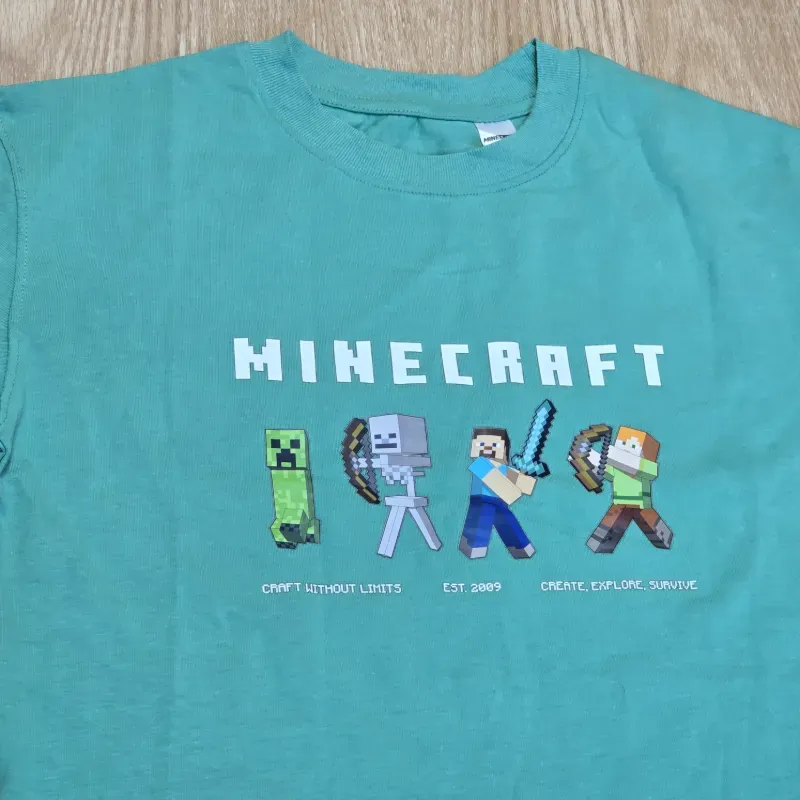 Pulover Color Verde de Minecraft