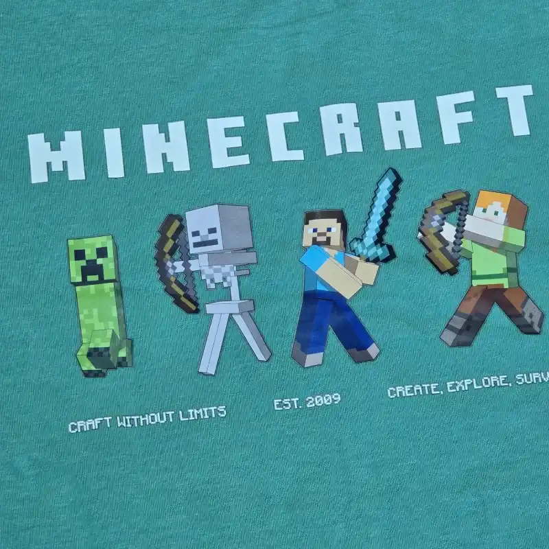 Pulover Color Verde de Minecraft