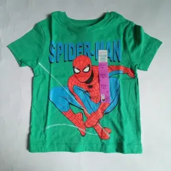 Pulóver color verde "Spiderman"