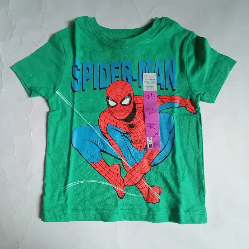 Pulóver color verde "Spiderman"