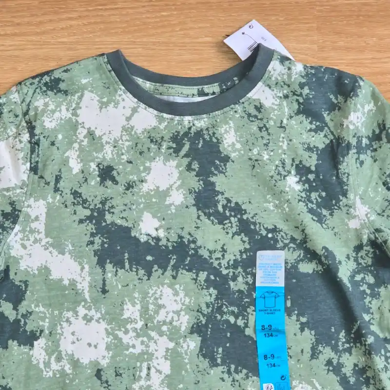 Pulover color verde Tie-dye