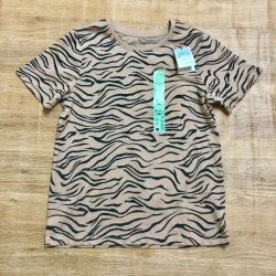 Pulóver con estampado de cebra 