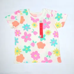 Pulóver con flores de colores