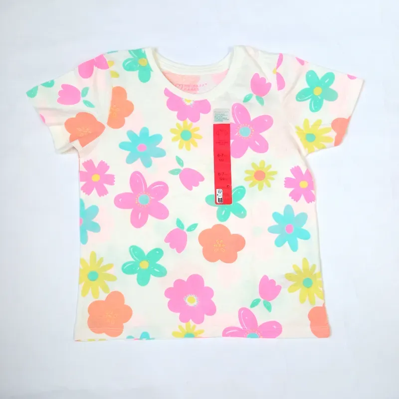 Pulóver con flores de colores