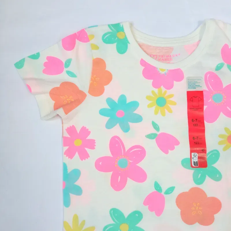 Pulóver con flores de colores