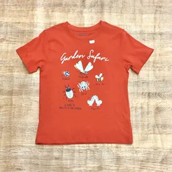 Pulóver con insectos color naranja