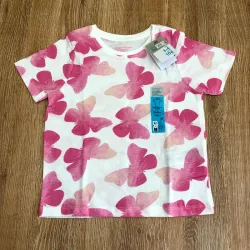 Pulóver con mariposas rosadas