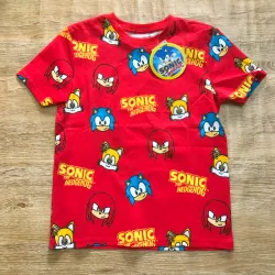 Pulóver con Sonic color rojo