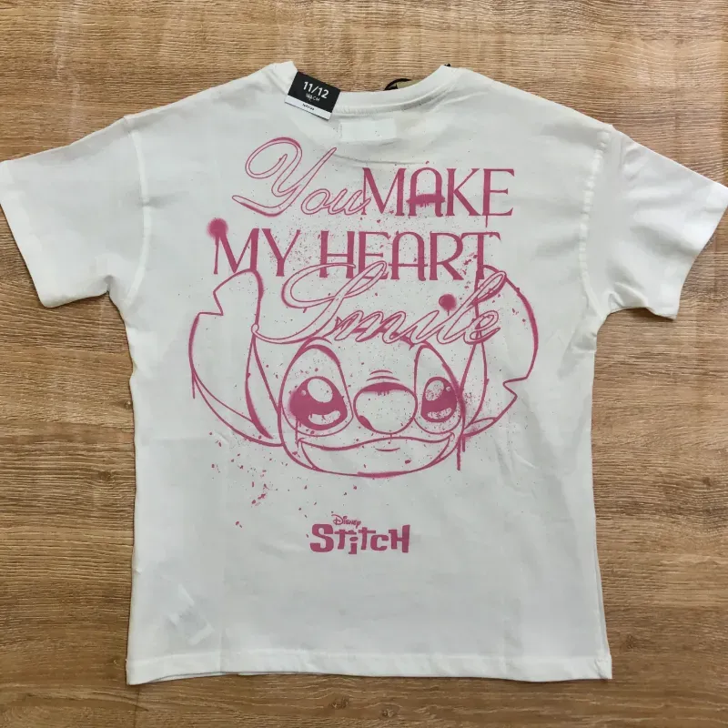Pulóver con Stitch "My heart smiles"