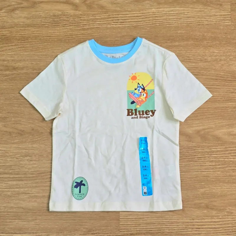 Pulover de Bluey color beich