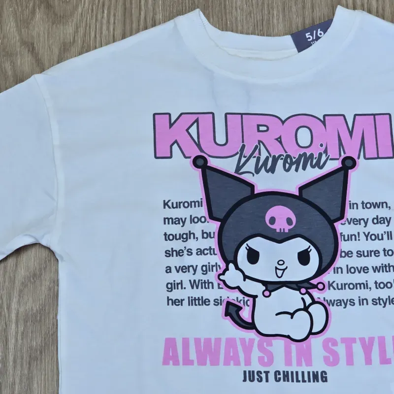 Pulover de Kuromi color blanco y rosado