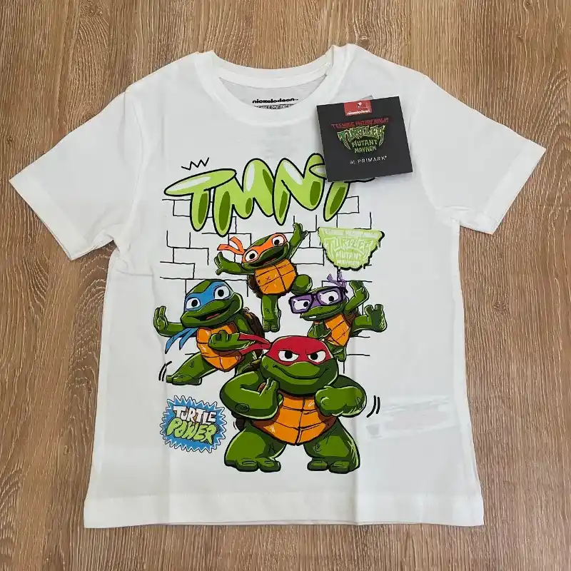 Pulóver de las tortugas ninjas color blanco