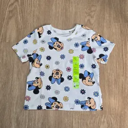 Pulover de Minnie Mouse con flores azules