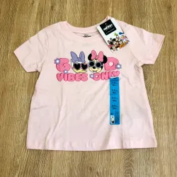 Pulóver de Minnie y Daysi color rosado