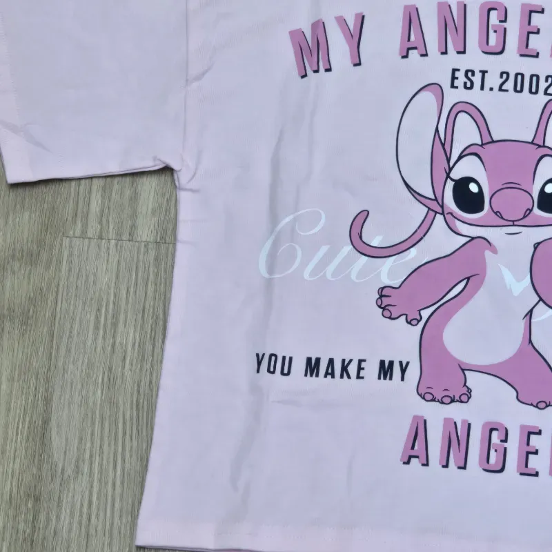 Pulover de niña color rosado de Stich