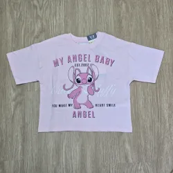 Pulover de niña color rosado de Stich