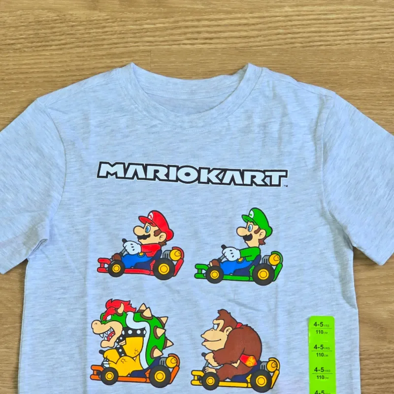 Pulover Gris de Mario Kart