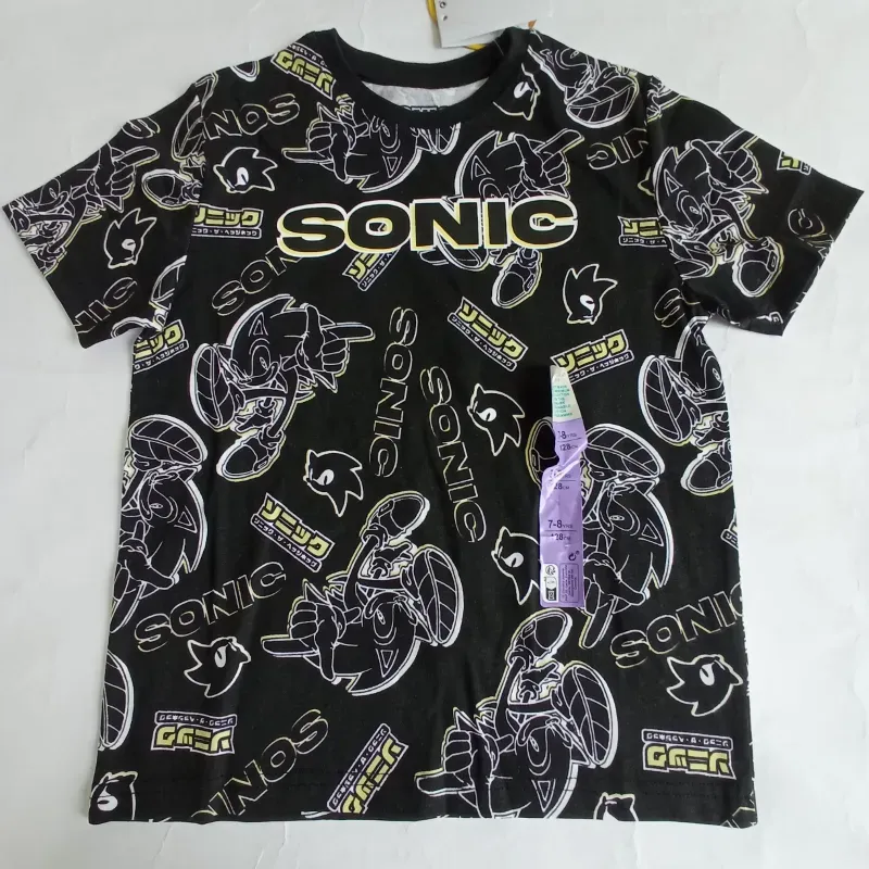 Pulóver negro de Sonic