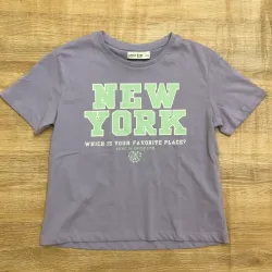 Pulóver "New York" color violeta 