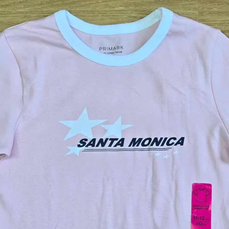 Pulover rosa de estrellas Santa Monica