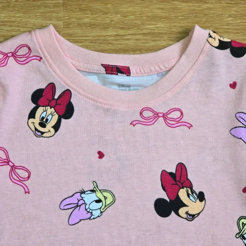 Pulover rosado claro Minnie Daisy lazos