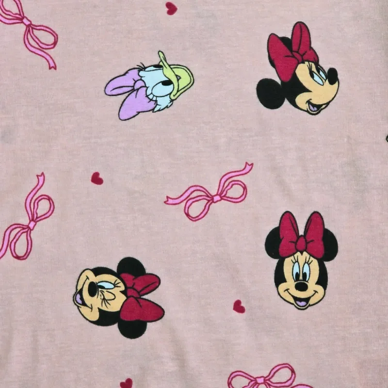 Pulover rosado claro Minnie Daisy lazos
