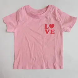 Pulóver rosado "Love"