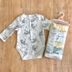 Pack de 3 bodys de mangas largas con Dumbo