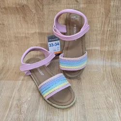Sandalias de colores con suela de yute