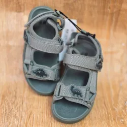 Sandalias de pegueta verde con Dinosaurios