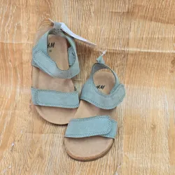 Sandalias de pegueta verde