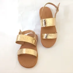 Sandalias doradas
