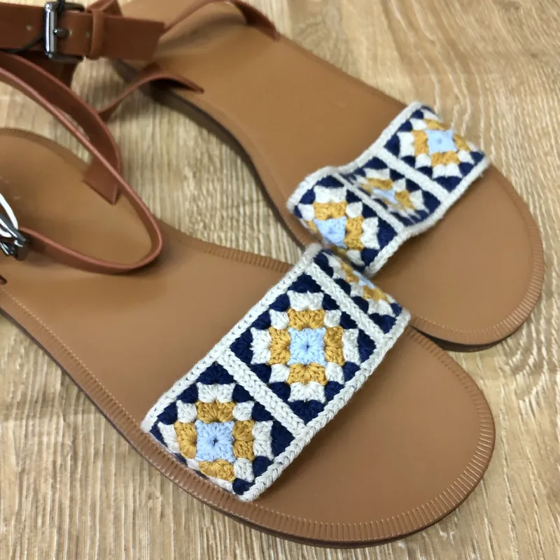 Sandalias Mango con tejido