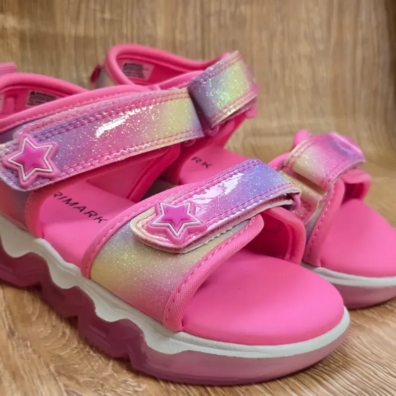 Sandalias tornasol con detalle de Estrella