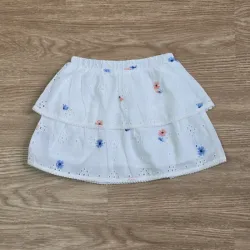 Saya de Vuelo con Flores de colores