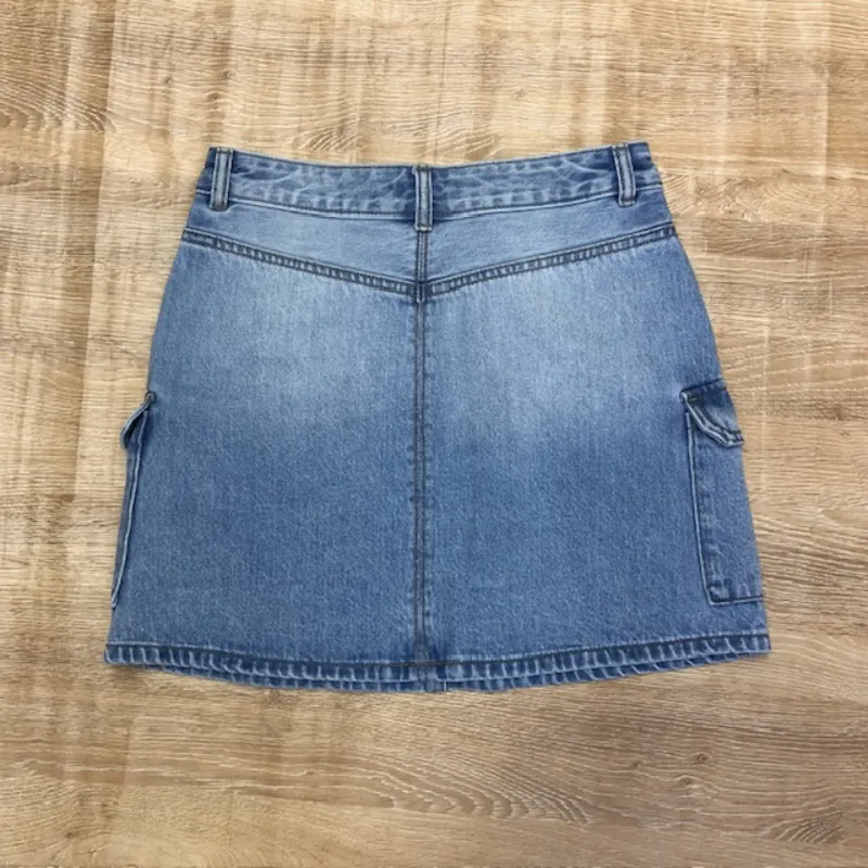 Saya Mango de mezclilla