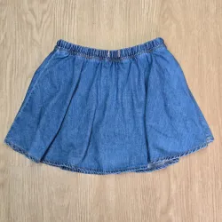 Saya Plisada Estilo Mezclilla