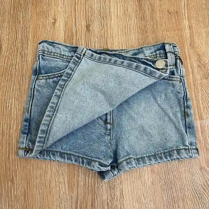 Saya short de mezclilla 