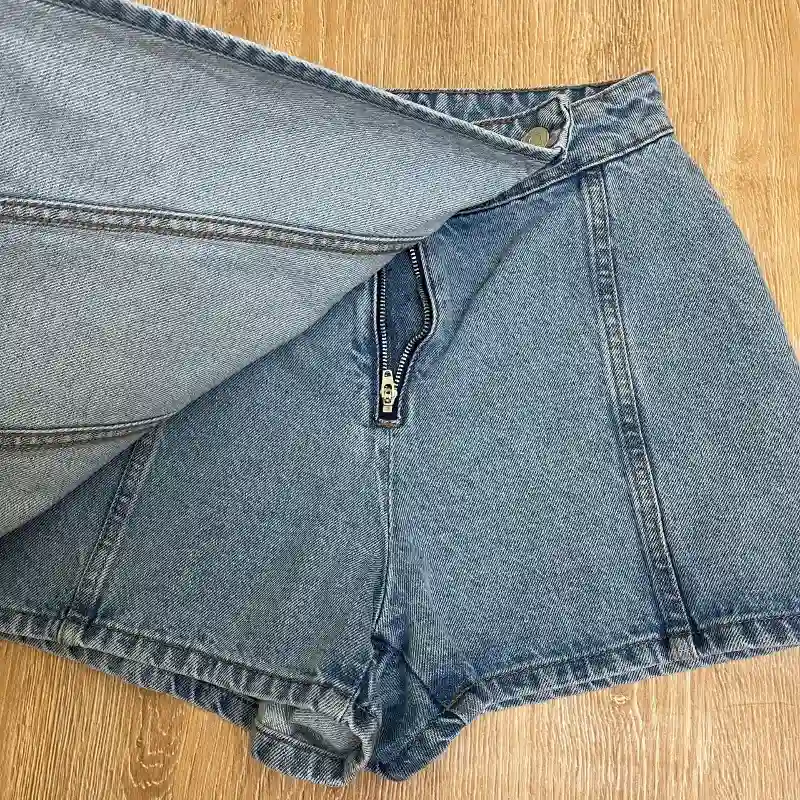 Saya short de mezclilla 