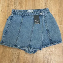 Saya short de mezclilla 