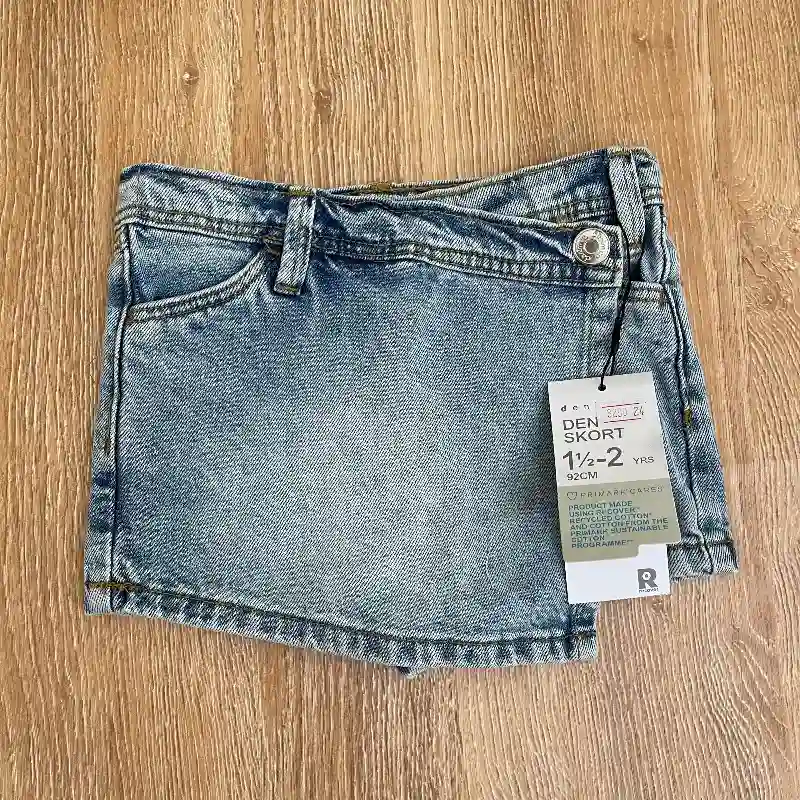 Saya short de mezclilla 