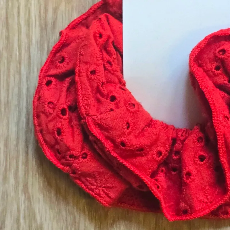 Scrunchies color rojo