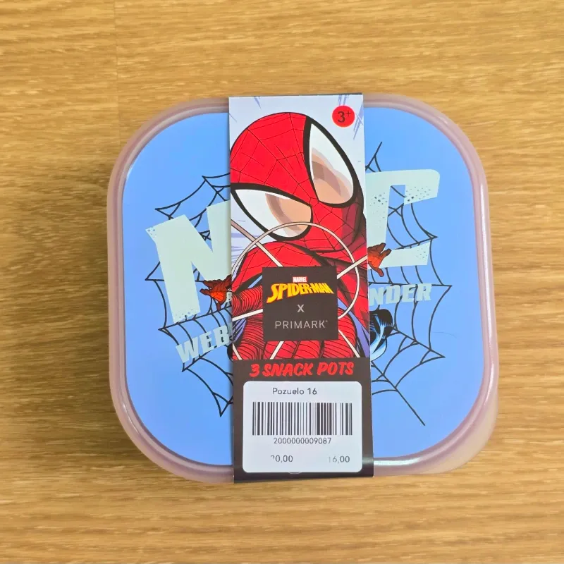 Set 3 Pozuelos de Spiderman