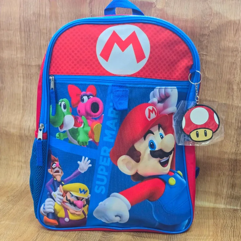 Set 5 Mochila Super Mario