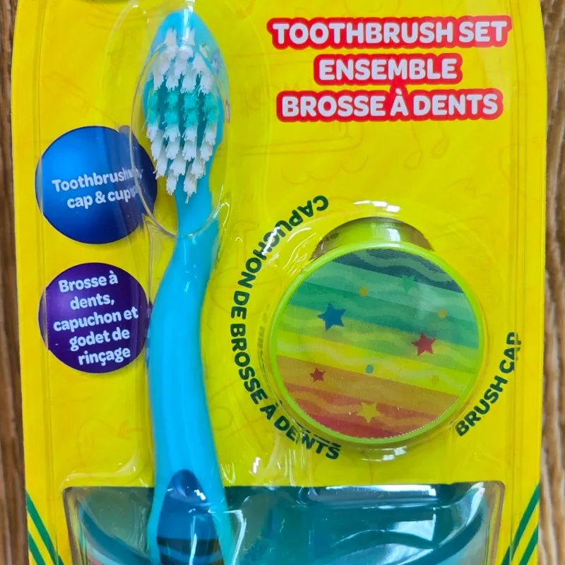 Set Cepillo con protector y vaso