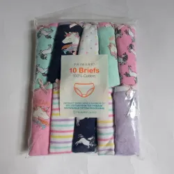 Set de 10 blumers con unicornios