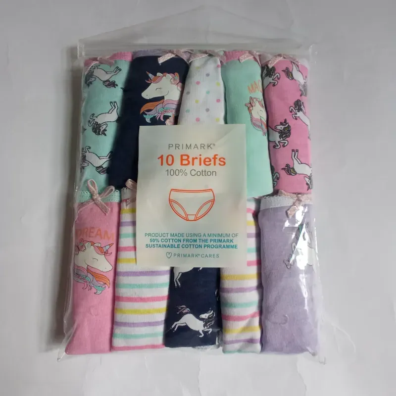 Set de 10 blumers con unicornios