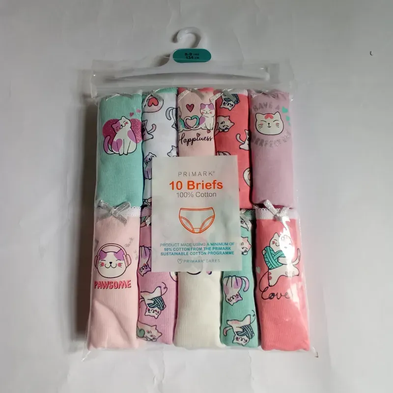 Set de 10 blumers con gaticos 