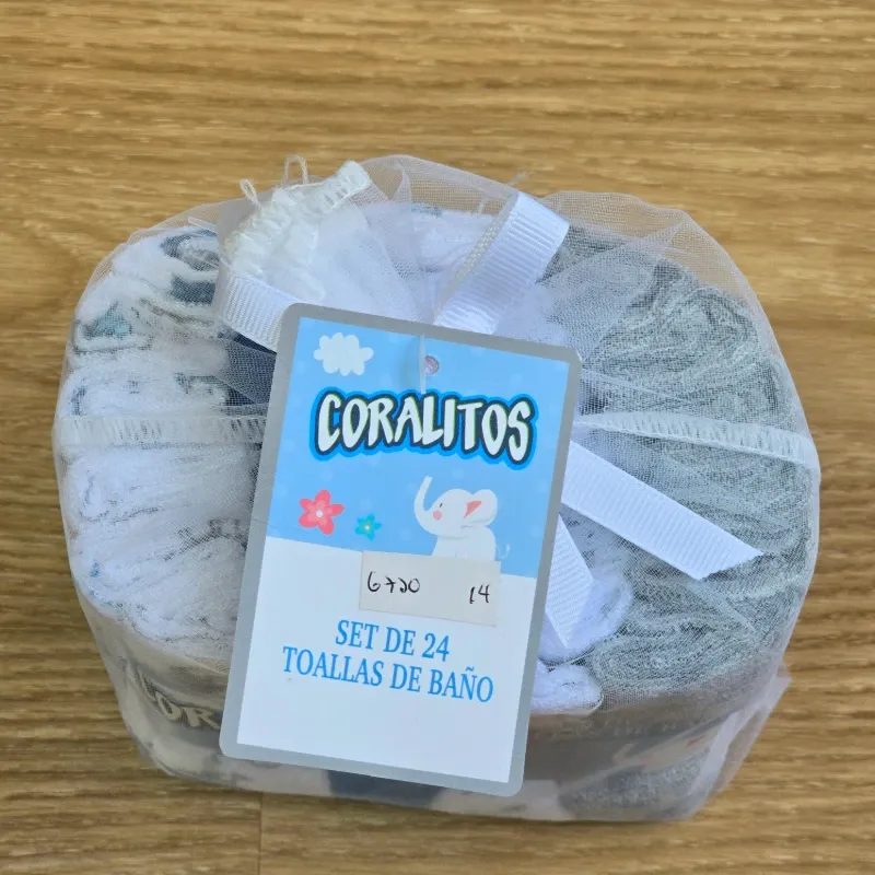 Set de 24 toallas de baño