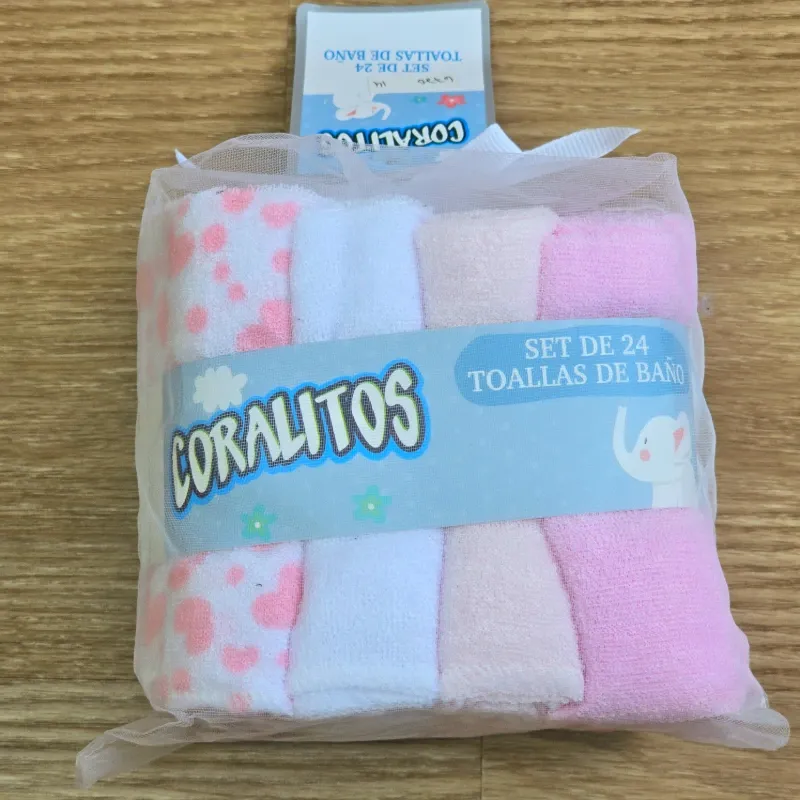 Set de 24 toallas de baño
